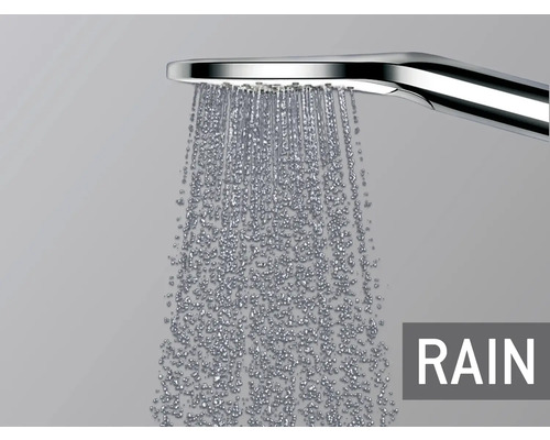 Pomme de douche avec fonction pluie