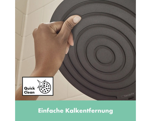 Brausekopf mit Quick Clean Funktion zur einfachen Kalkentfernung