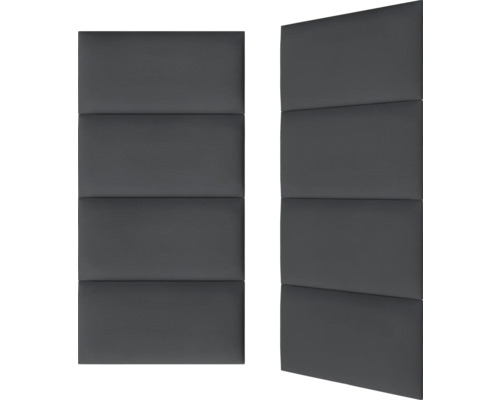 Deux panneaux d''insonorisation avec des sections rectangulaires