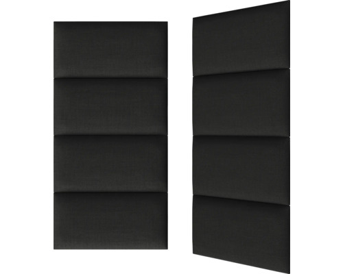Zwei Schallschutzpaneele mit rechteckiger Form und vier Segmenten