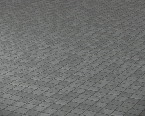 Sol carrelé avec des carreaux carrés