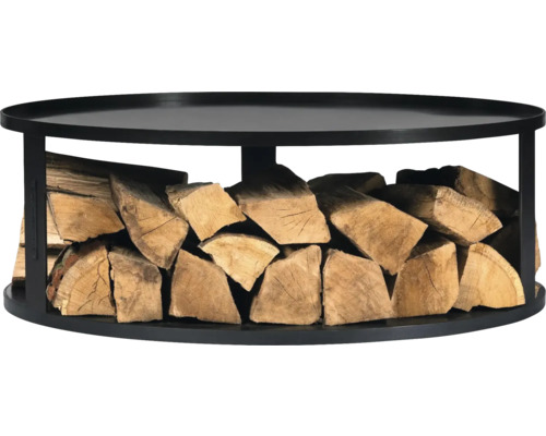 Panier à bois avec bûches