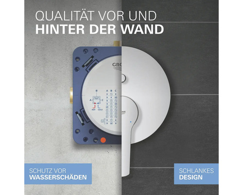 Mitigeur thermostatique encastré Grohe pour douche et baignoire