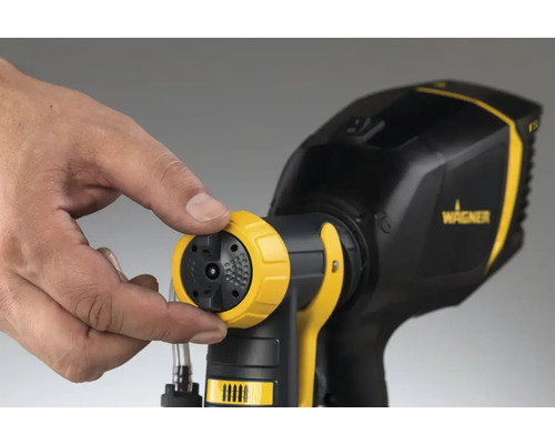 Système de pulvérisation de peinture avec buse réglable dans la main