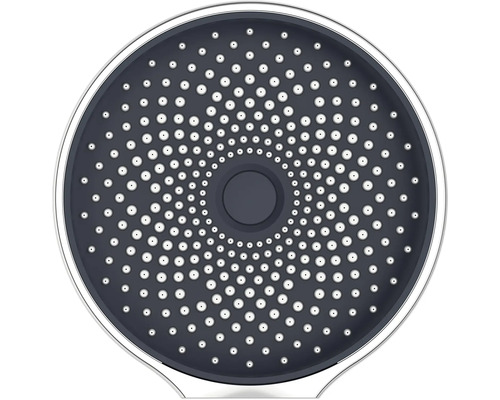 Pomme de douche avec design circulaire et plusieurs buses