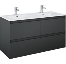 Meuble sous-vasque avec double vasque et deux tiroirs