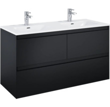 Jungborn Waschtischunterschrank DECEM BxHxT 120x63,5x45,8 cm schwarz matt