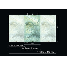 Dimensions d''un papier peint photo avec un motif abstrait