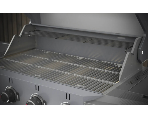 Offener Gasgrill mit Grillrost