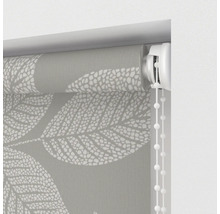 Store enrouleur avec motif de feuilles et chaînette