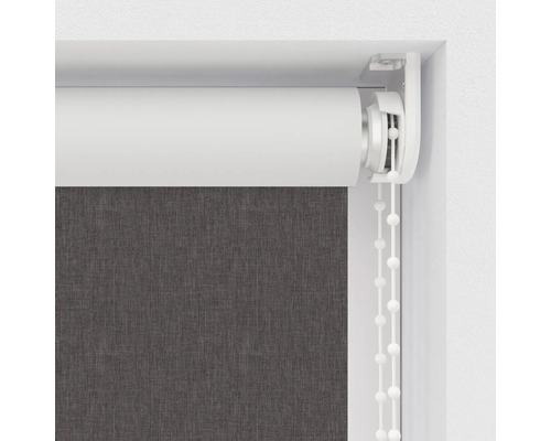 Rollo mit Kettenzug und Leinwandstruktur