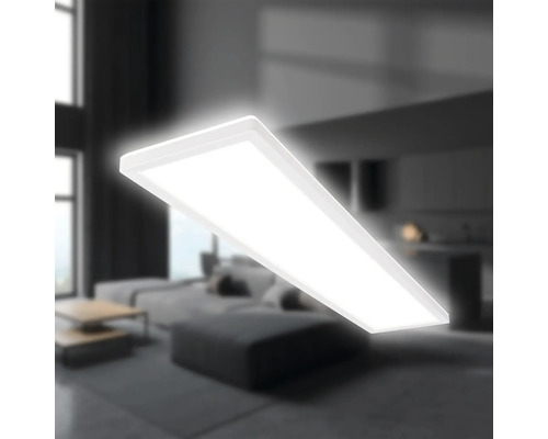 Plafonnier LED rectangulaire dans le salon