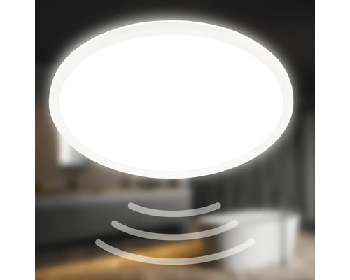 Plafonnier LED rond avec détecteur de mouvement