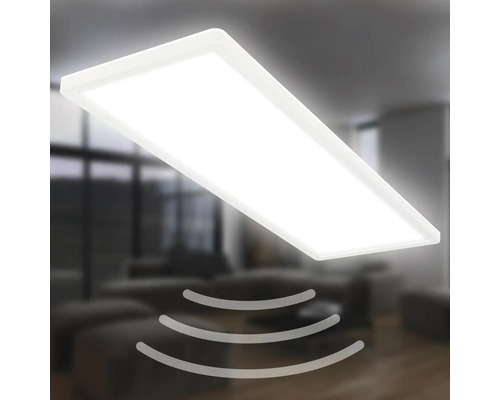 Plafonnier rectangulaire avec détecteur de mouvement