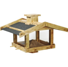 Vogelhaus aus Holz mit Dach