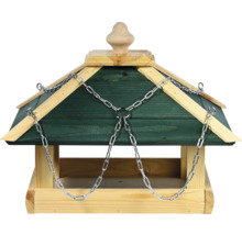 Mangeoire à oiseaux avec chaîne de suspension