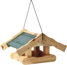 Mangeoire en bois à suspendre