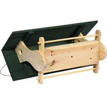 Vogelhaus aus Holz mit Dach