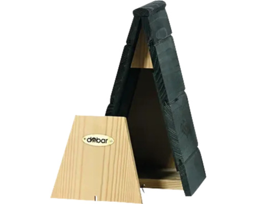 Vogelhaus aus Holz mit Dobar Logo