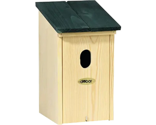 Vogelhaus aus Holz mit Dach