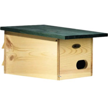 Nistkasten aus Holz mit Dach
