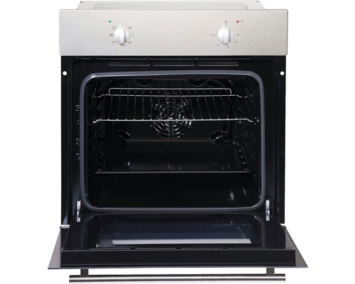 Four encastrable ouvert avec boutons rotatifs et ventilateur