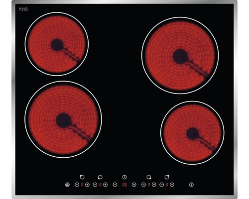 Glaskeramikkochfeld mit vier Kochzonen