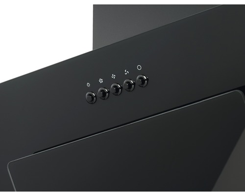 Gros plan d''une hotte aspirante avec commandes pour la lumière et les vitesses du ventilateur