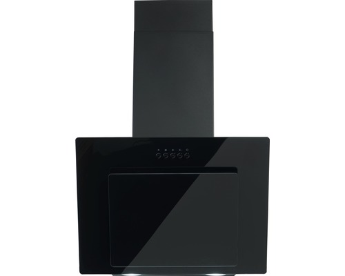 Hotte aspirante noire pour montage mural