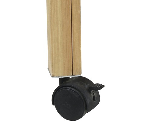 Pied de meuble avec roulette de blocage