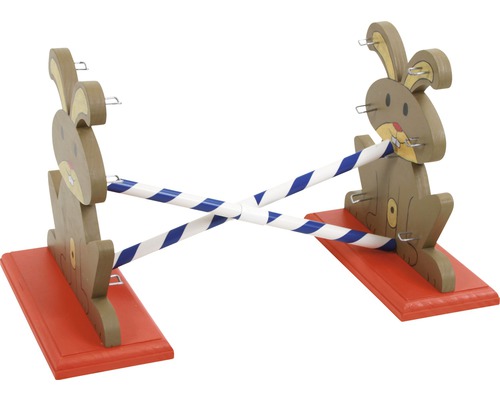 Hürde mit Hasenmotiv für Kaninchen