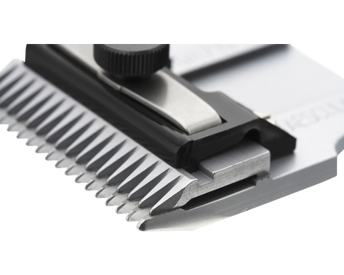 Detailaufnahme einer Haarschneidemaschine.