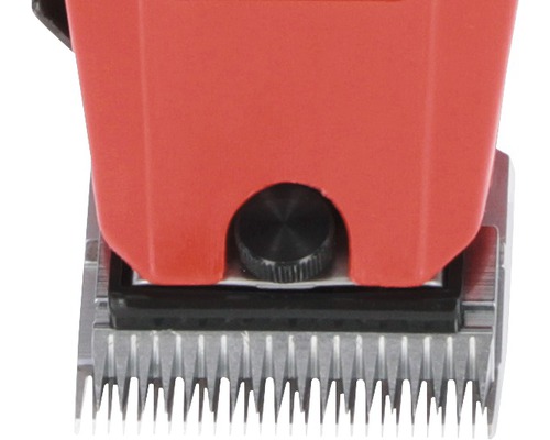 Vue détaillée d''une tondeuse à cheveux avec bouton de réglage