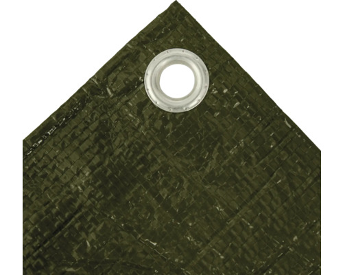 Detail einer Abdeckplane mit Öse