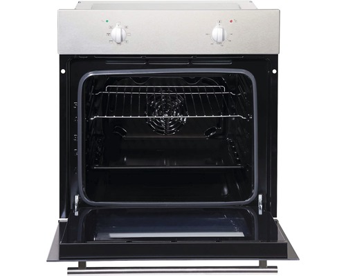 Four ouvert avec grille et ventilateur