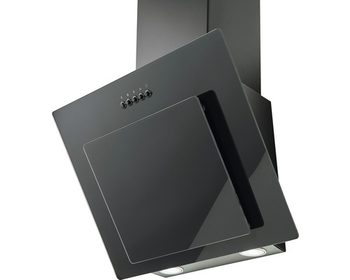 Hotte aspirante en verre et métal