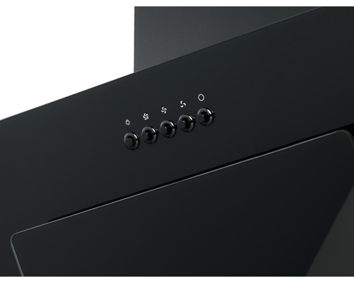 Gros plan d''une hotte aspirante avec commandes pour la lumière et les vitesses du ventilateur