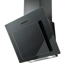 Dunstabzugshaube aus Glas und Metall zur Küchenentlüftung
