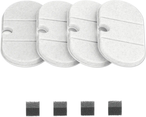 Quatre filtres à eau pour fontaines à eau