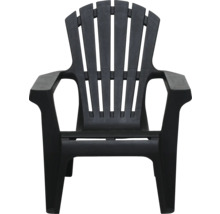 Chaise de jardin en plastique avec accoudoirs
