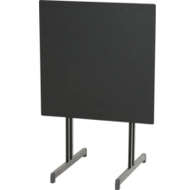 Table pliante avec structure métallique