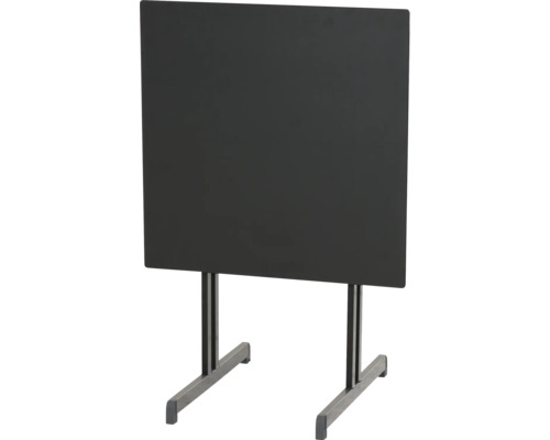 Table pliante avec structure métallique