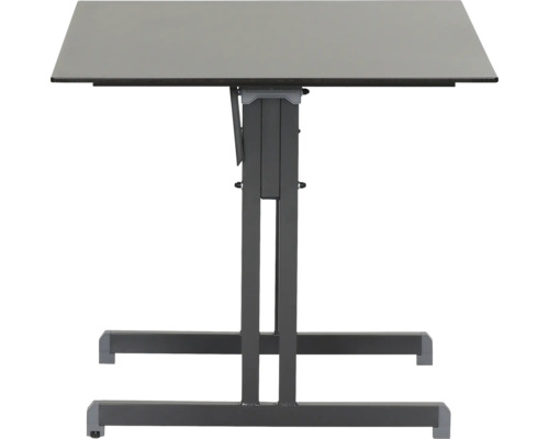 Table pliante avec structure métallique