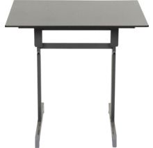 Table rectangulaire avec cadre réglable en hauteur