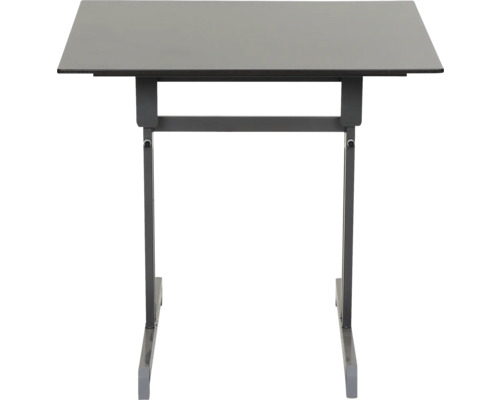 Table rectangulaire avec cadre réglable en hauteur