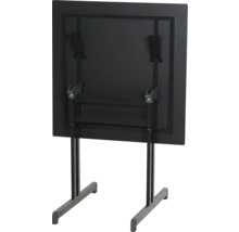 Table pliante avec structure en métal