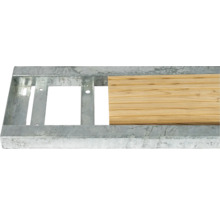 Metallrahmen mit Holzplatte