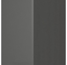 Held Möbel Küchenzeile ohne Geräte Mailand 370 cm grau hochglanz zerlegt 589.1.6211