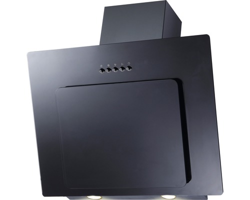 Schwarze Dunstabzugshaube für die Küche