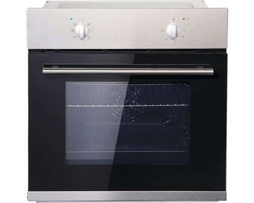 Einbauofen mit Glastür und Drehknöpfen